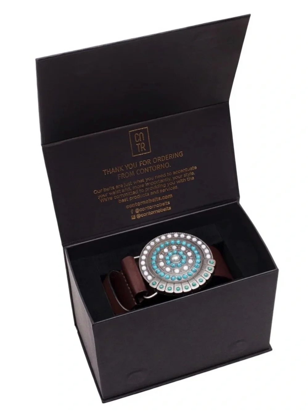 Contorno Sedona  Genuine Leather Belt NIB